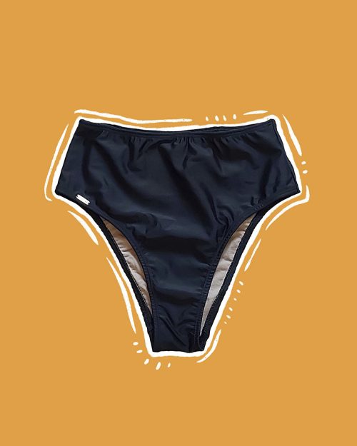 Bombacha tiro alto vedetina, si son fan de los mdoelos retros, es ideal para vos! COLOR NEGRO, BOM,BACHA REBECA