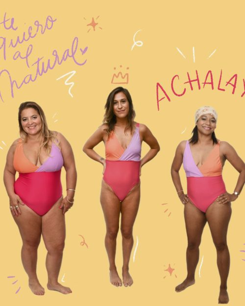 enteriza Maia, tres bloques de color olinda